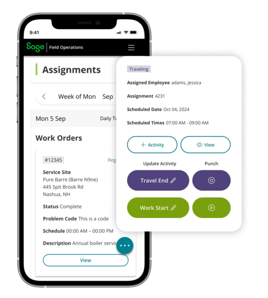 Sage Field Operations Mobile