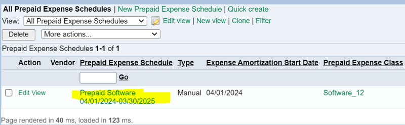 Prepaid Item Example - Software (4-1)