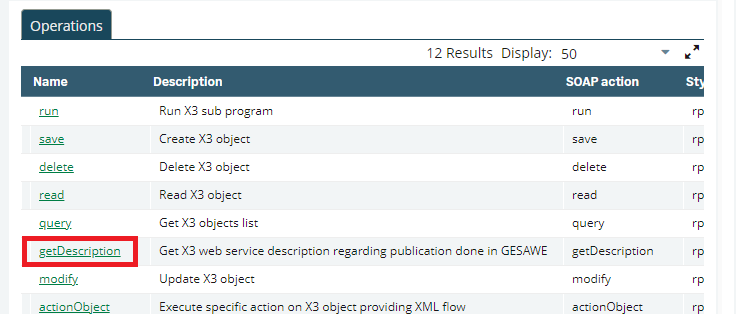 WSDay3 - Link to the getDescription Operation